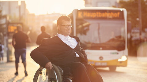 Barrierefrei Busfahren in Hessen