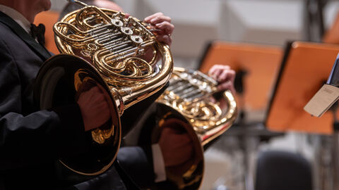 Orchester Nahaufnahme